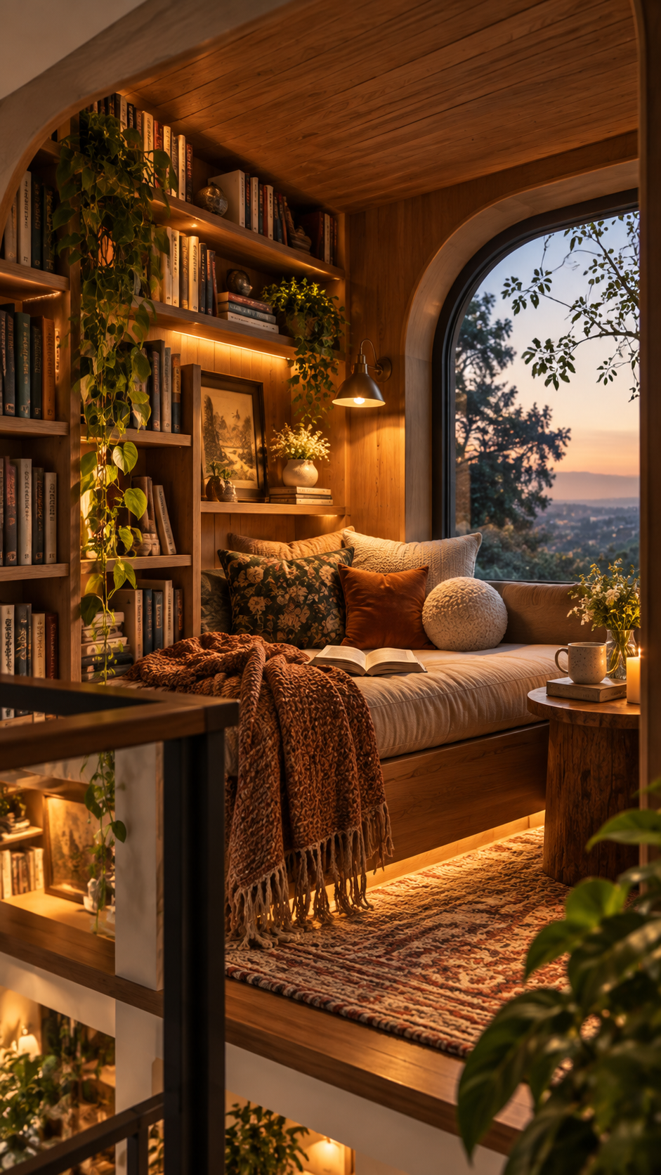 home interior colors, home library decor