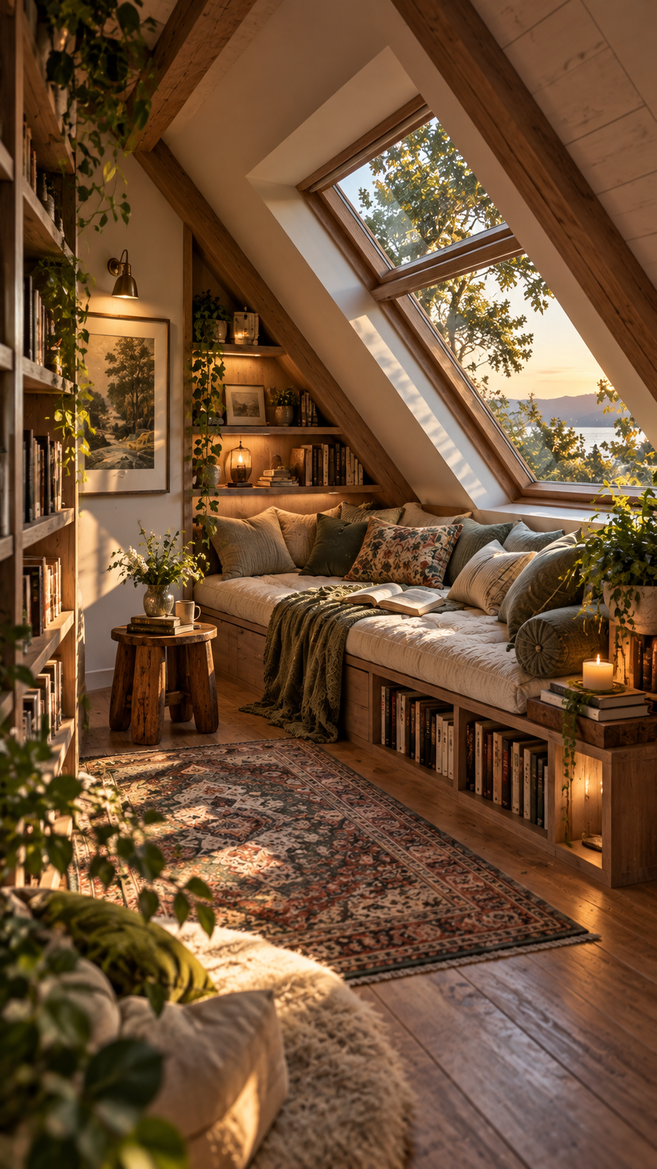 reading alcove. reading area ideas