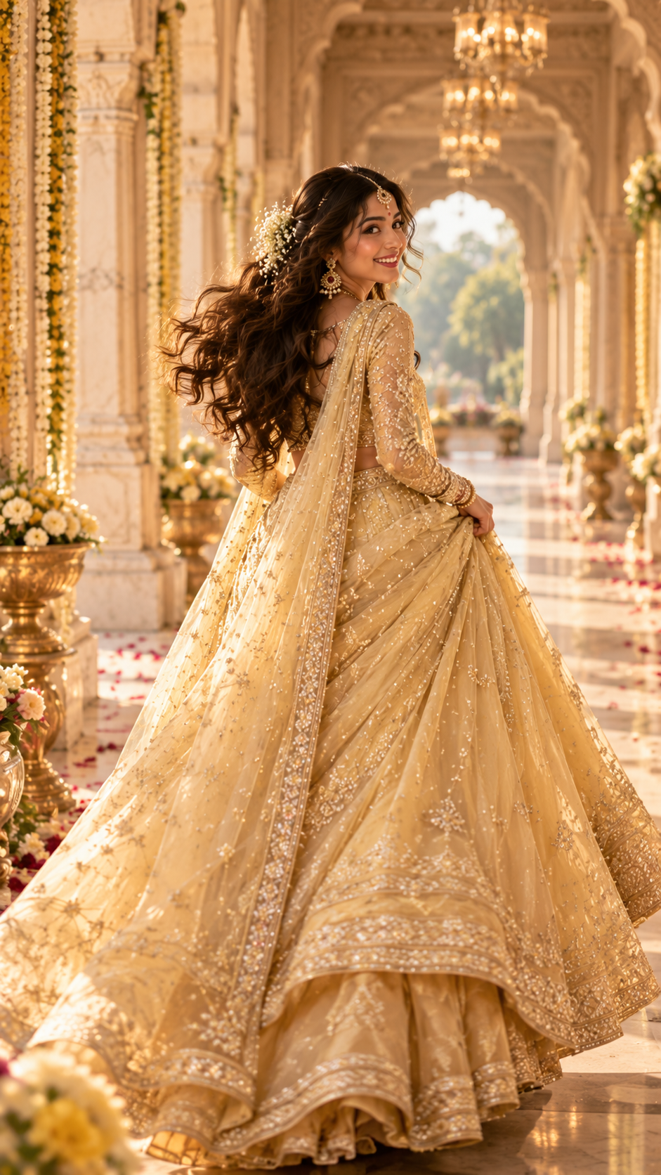 bridal lehenga, bridal lehenga ideas, lehenga dupatta style
