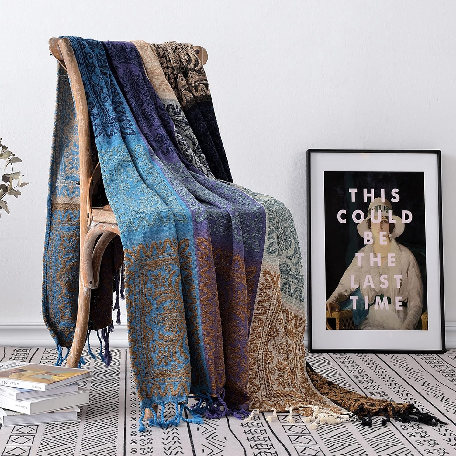 throw blankets for couch, sofabed, boho throw blanket