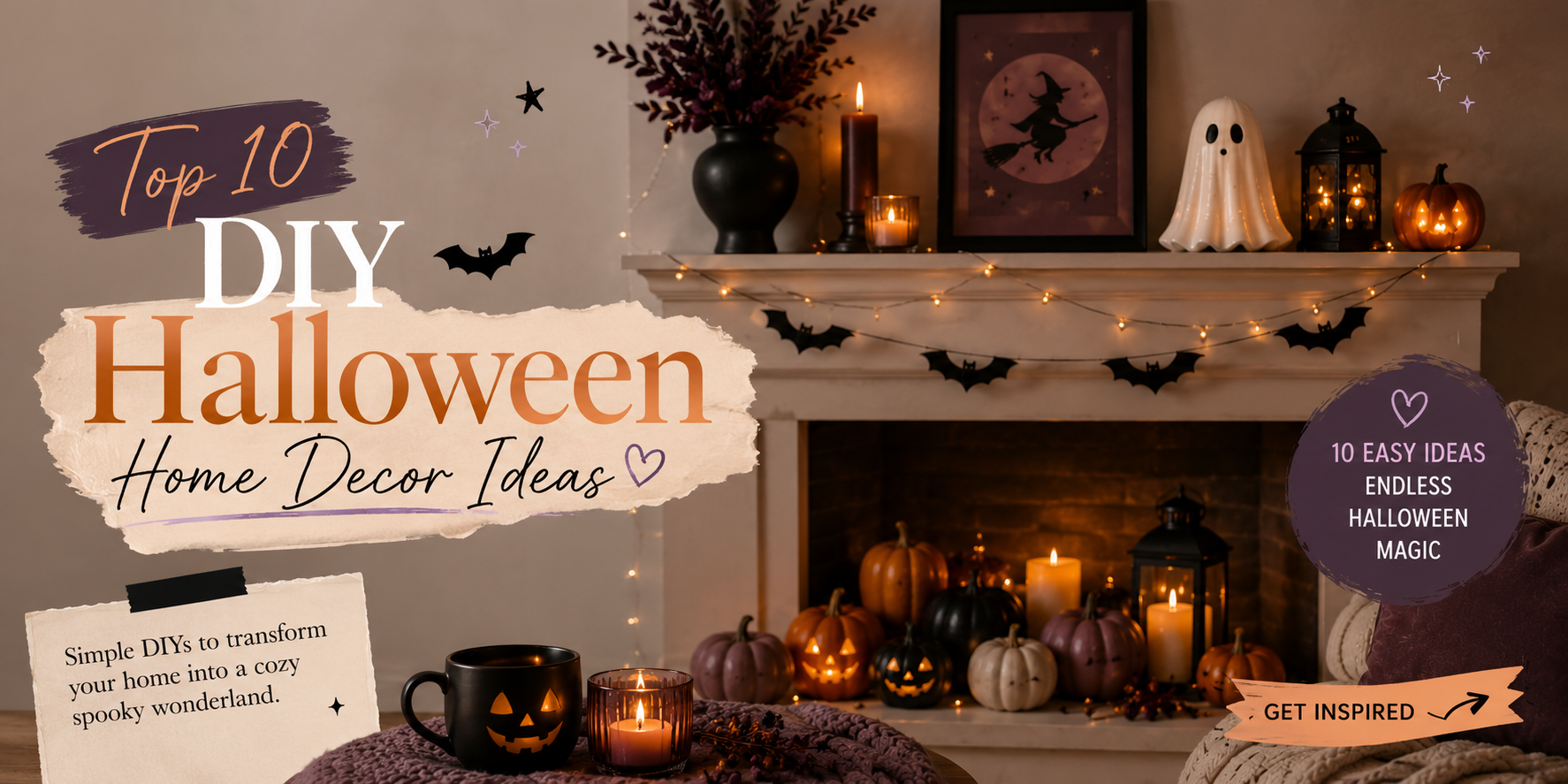 halloween diy top ideas for every home, easy home made decor ideas for halloween