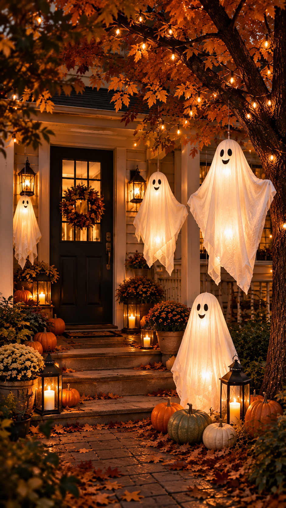 halloween home decor ghost ideas