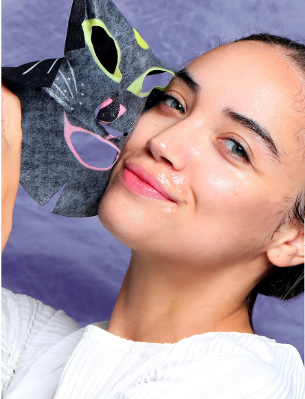 Korean Facial Masks | Pore-Refining, Detoxifying, and Brightening Face Mask Set | Halloween Gifts for Women | Facial Sheet Masks | 