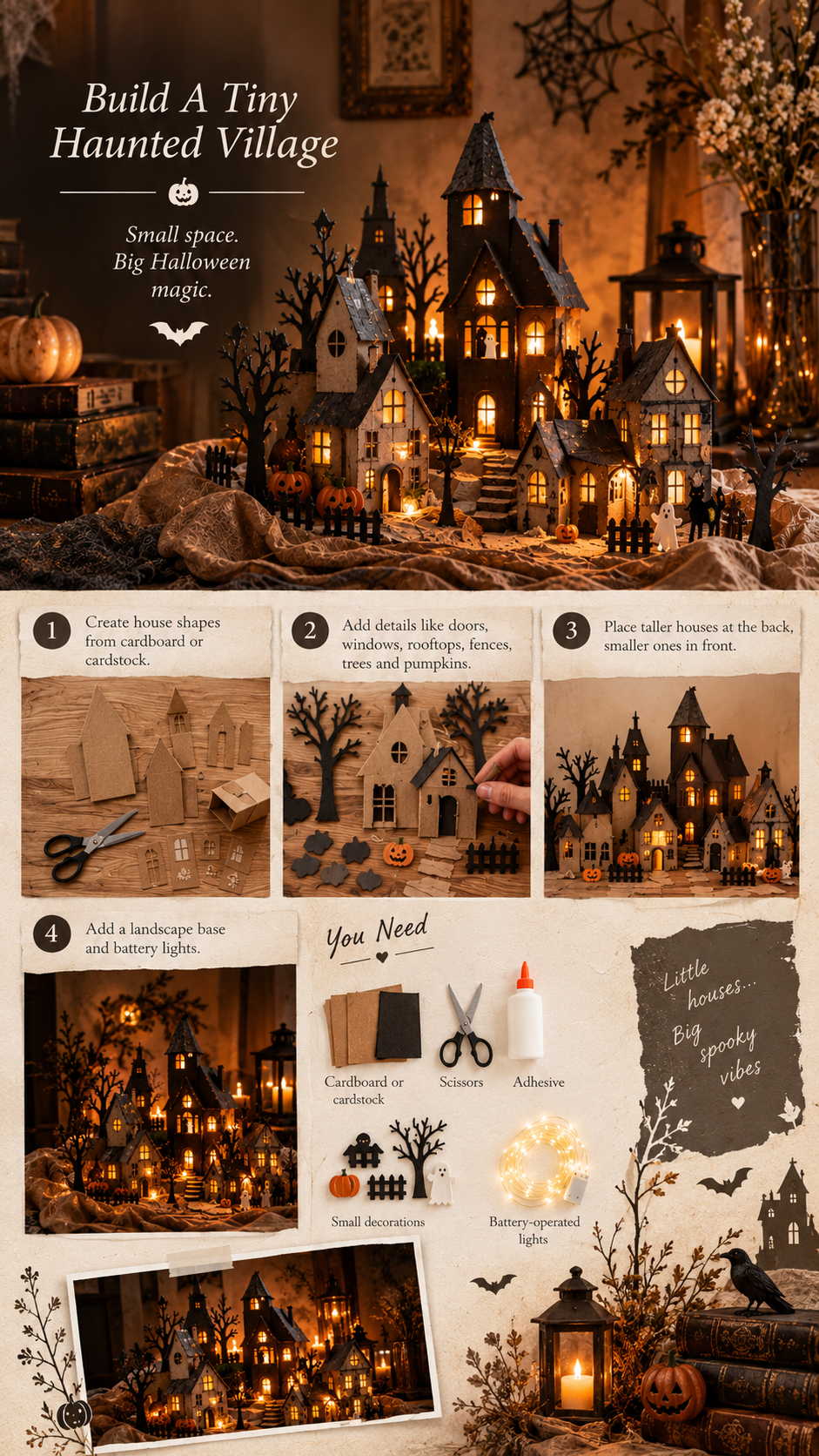 indoor halloween decorations, scary halloween decoration ideas