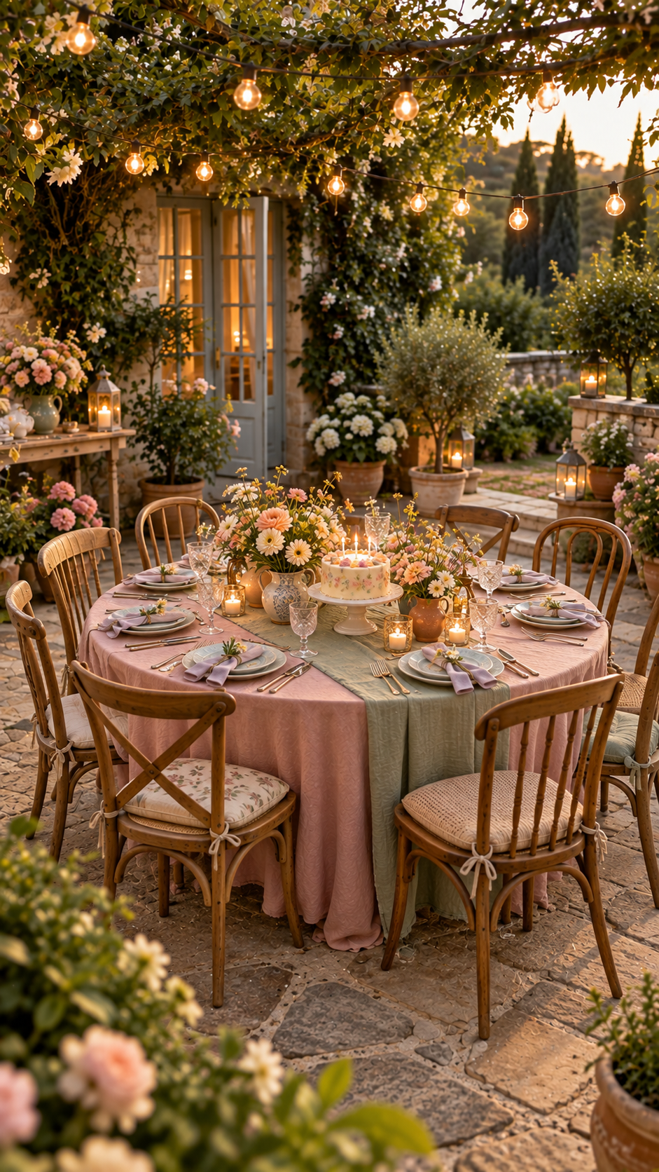 birthday table decoration ideas, outdoor dinner party table setting ideas, outdoor birthday party ideas