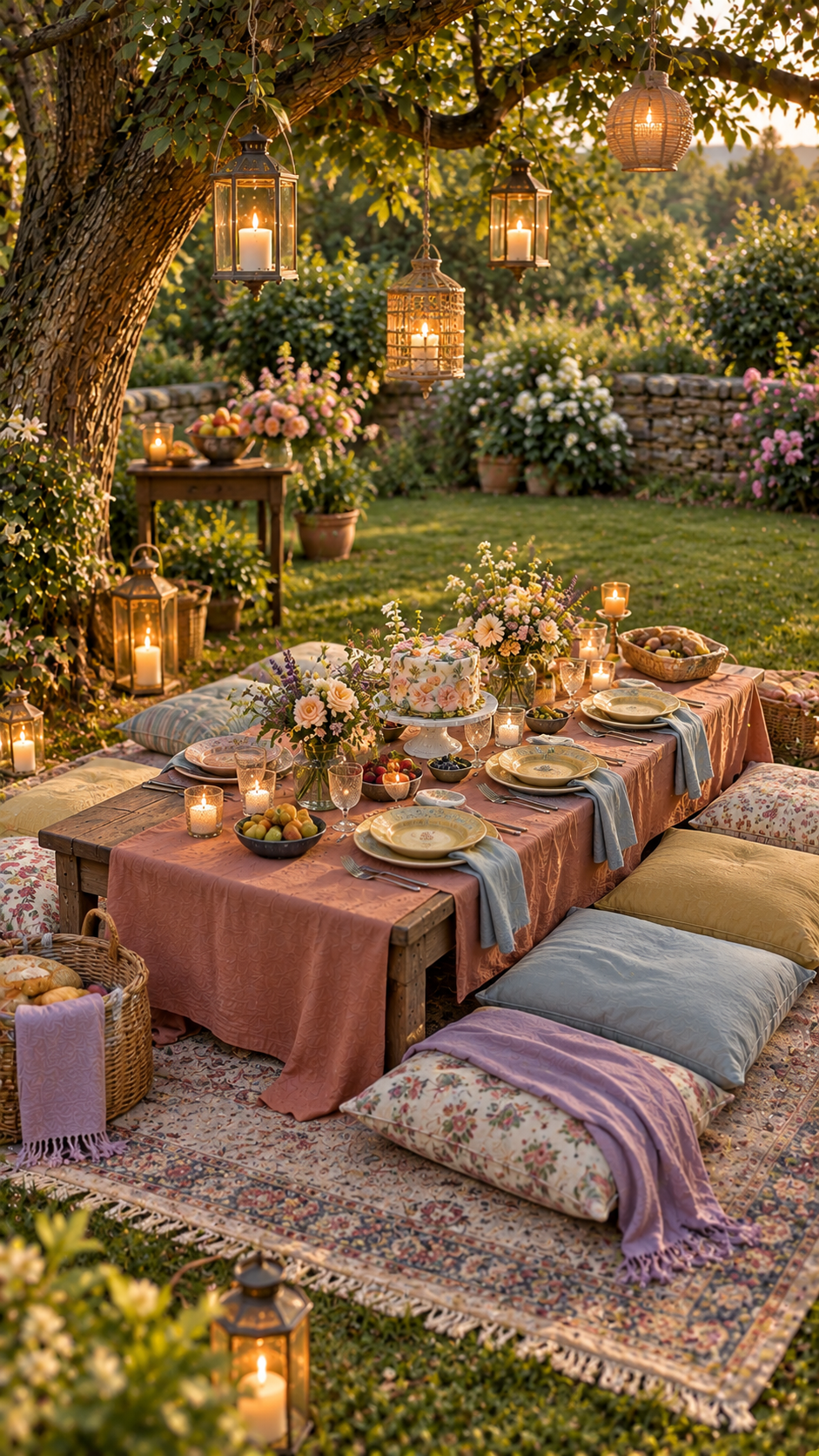 garden birthday party decoration ideas, outdoor birthday decoration ideas
