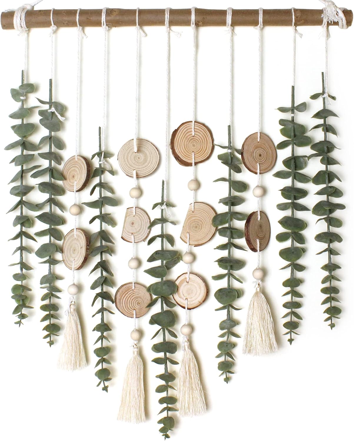 wall decor hanging leaves, fall home decor ideas