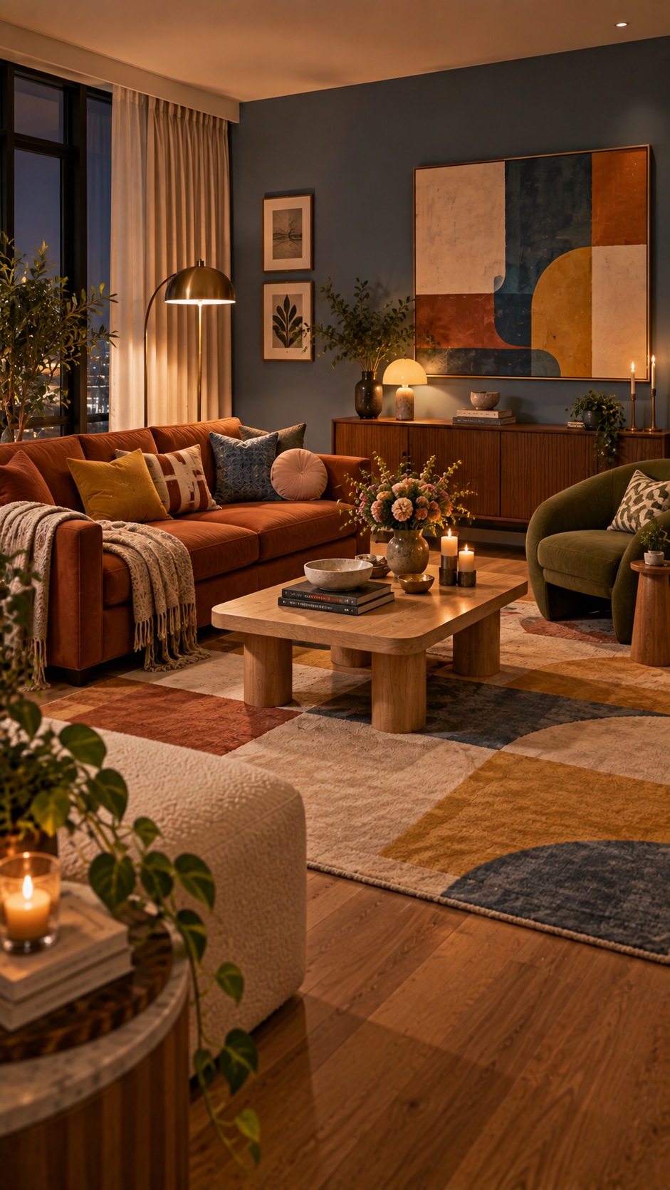 color block home decor, colour blocking walls living room, colour blocking walls ideas for living room