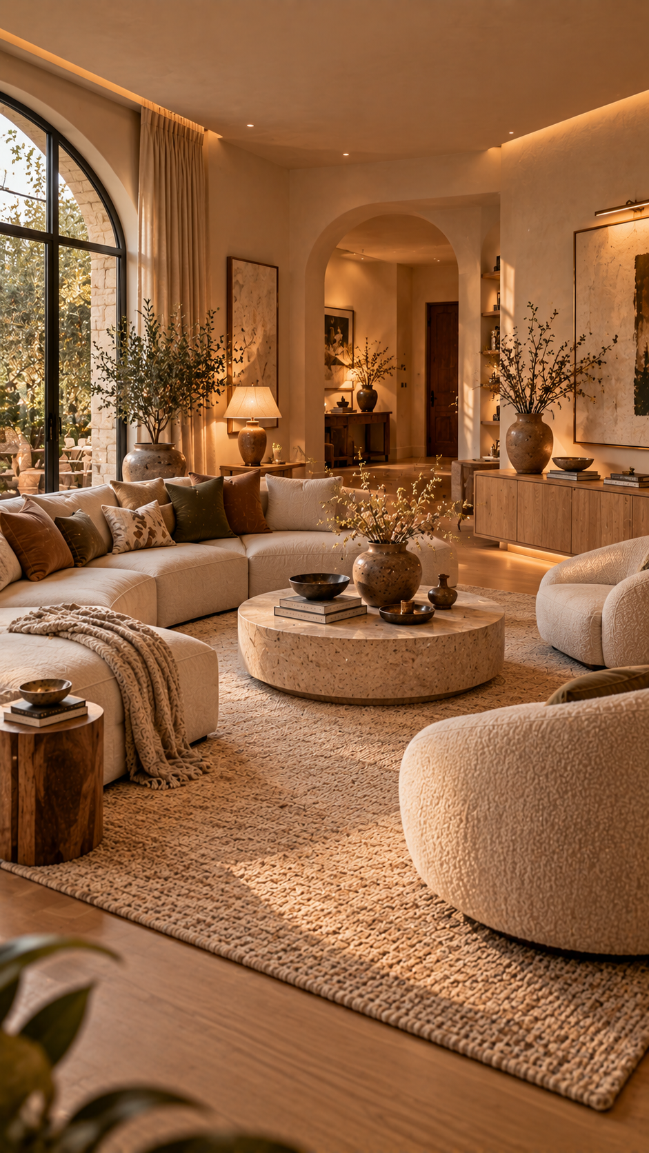 organic living room furniture, organic living room decor, modern organic living room, modern organic house design