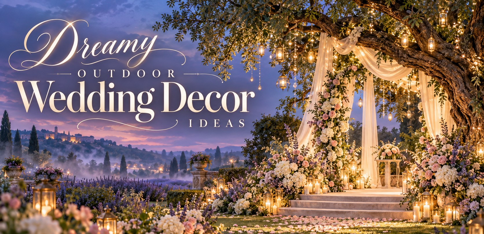 outdoor wedding decoration ideas, dreamy outdoor wedding, luxury outdoor wedding decor ideas