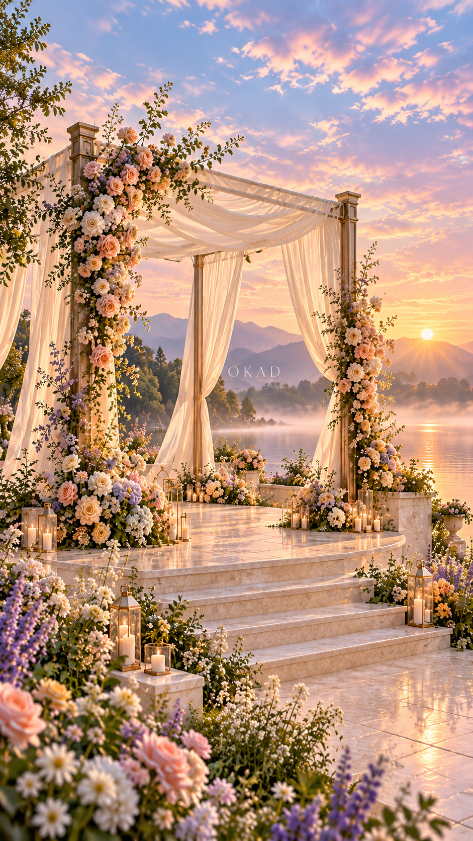 lakeside wedding decoration ideas, outdoor wedding decoration ideas on a budget