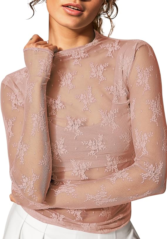 cute mesh tops for women, stylish tops for women and girls