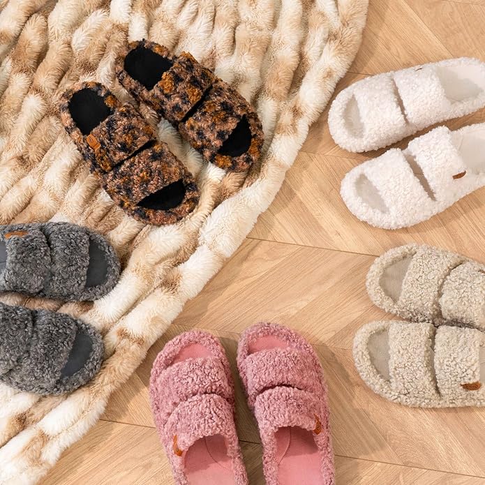open-toe slippers for women, winter slippers