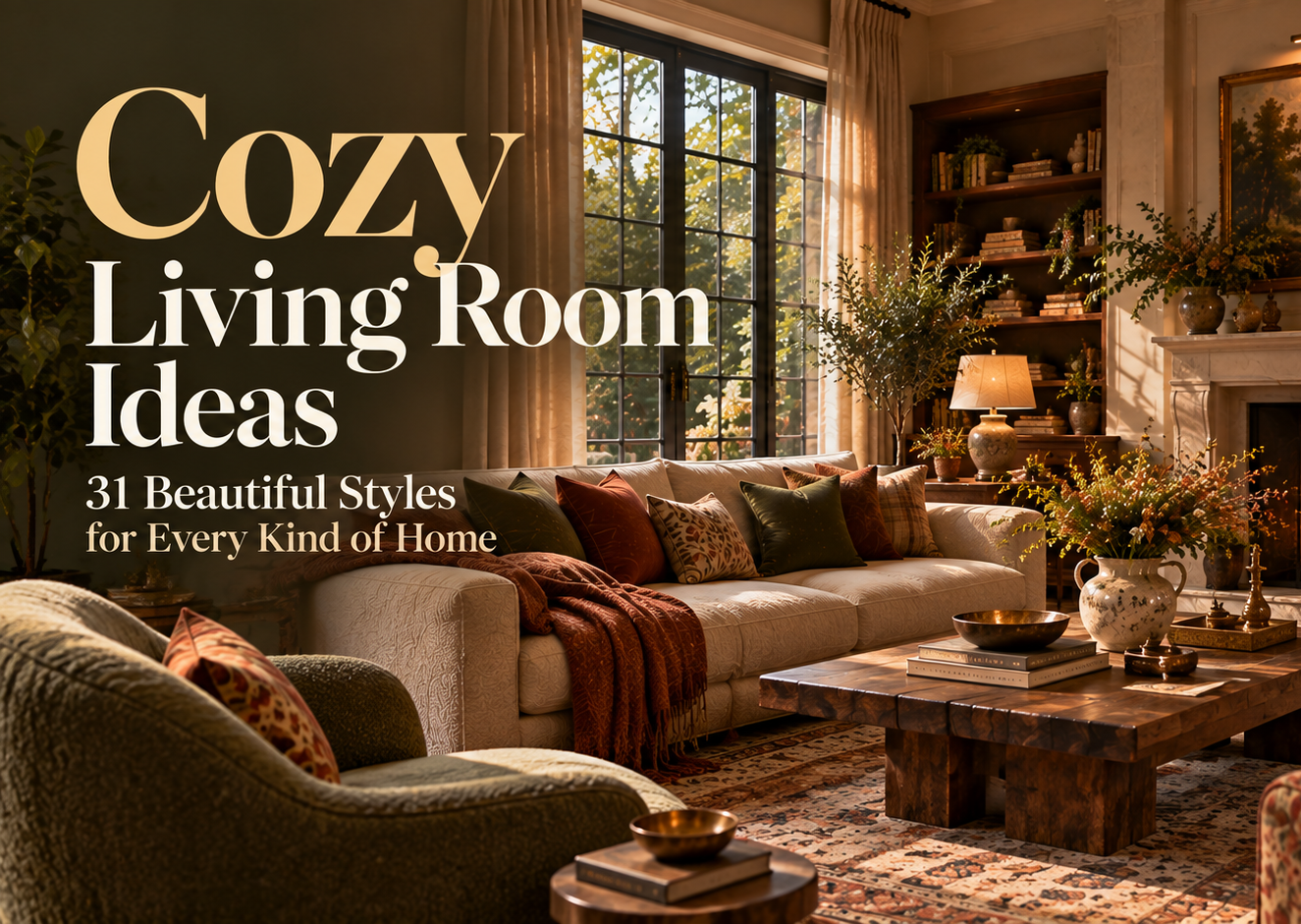 Cozy living room ideas, living room decor ideas